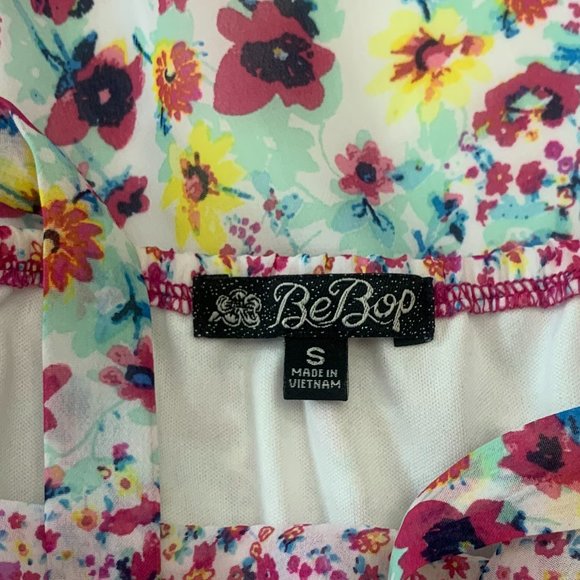 BeBop Multi Colored Floral‎ Strap Dress Coastal Cowgirl - Picture 5 of 11